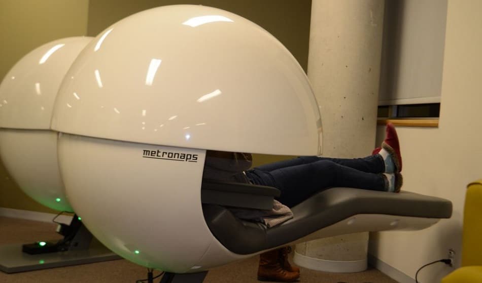 Space Age Nap Pods: The Latest Work Craze