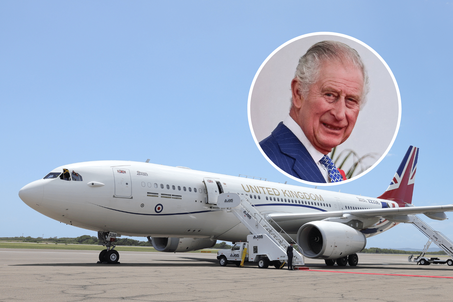 Royals Share Behind-the-Scenes Look at Private Jet Used by King Charles -  Newsweek