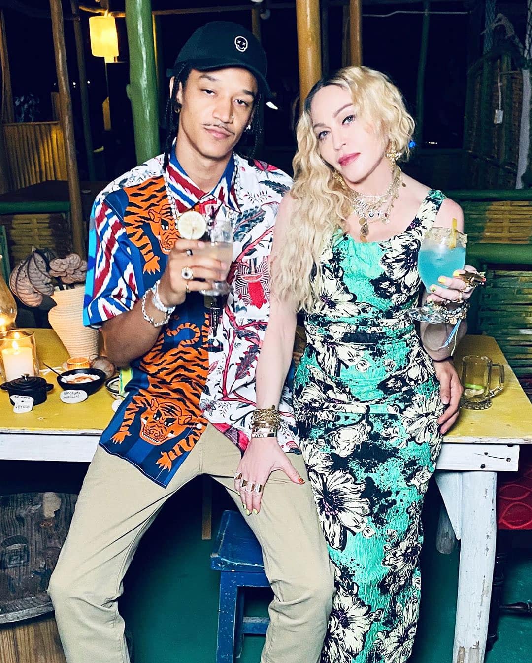 Madonna Celebrates 62nd Birthday With BF Ahlamalik Williams, Kids | Us  Weekly