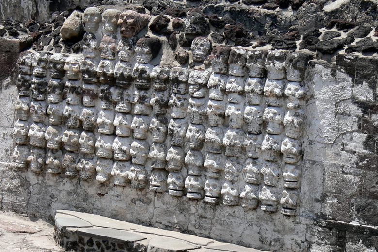 Skull Rack of the Great Temple - Atlas Obscura