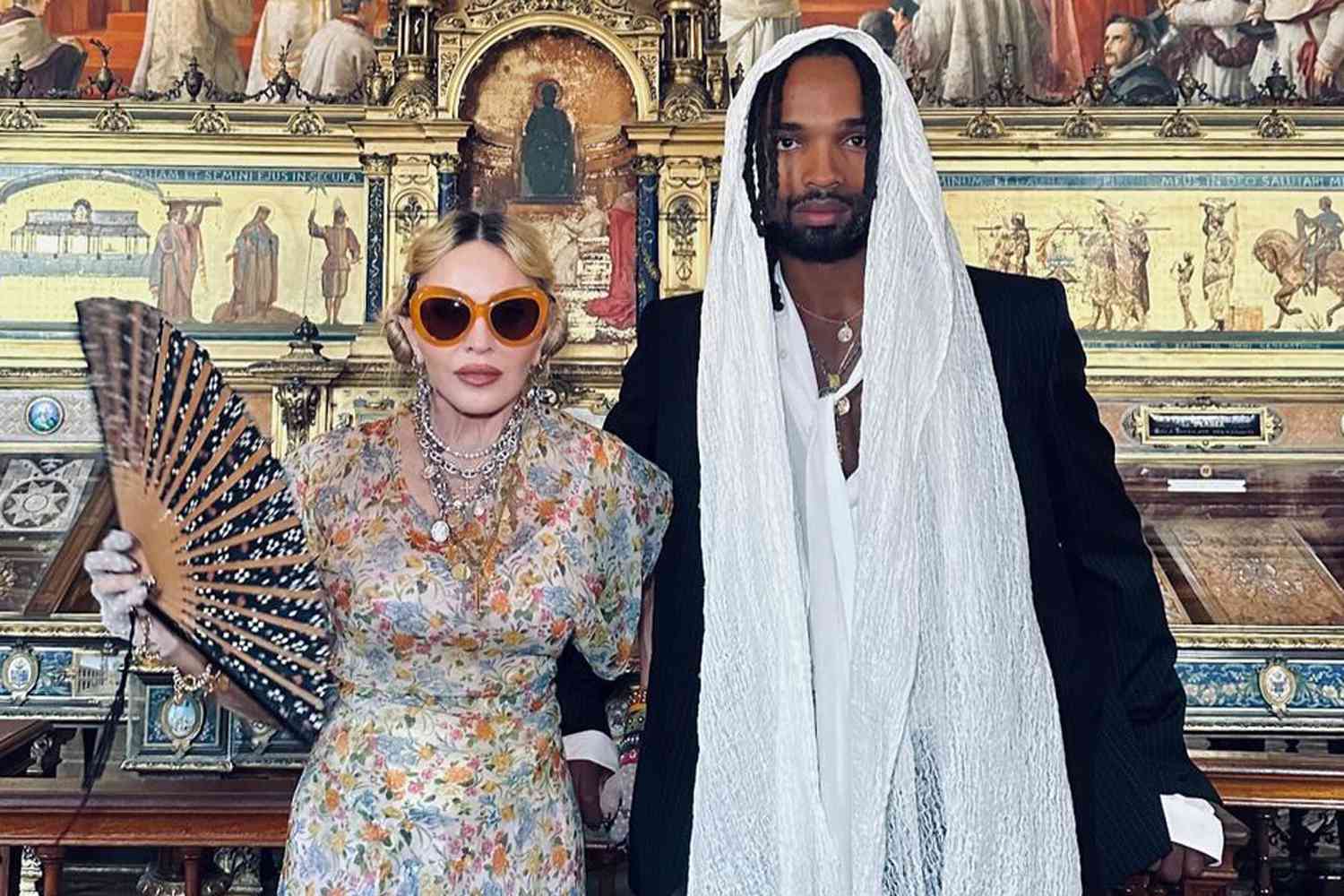 Madonna Gets Cozy with Rumored Boyfriend Akeem Morris in Birthday Photos