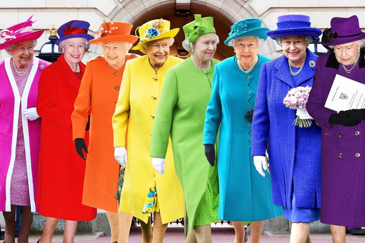 Queen Elizabeth's most colourful outfits: From her neon green memes to her  official red robes | London Evening Standard | The Standard