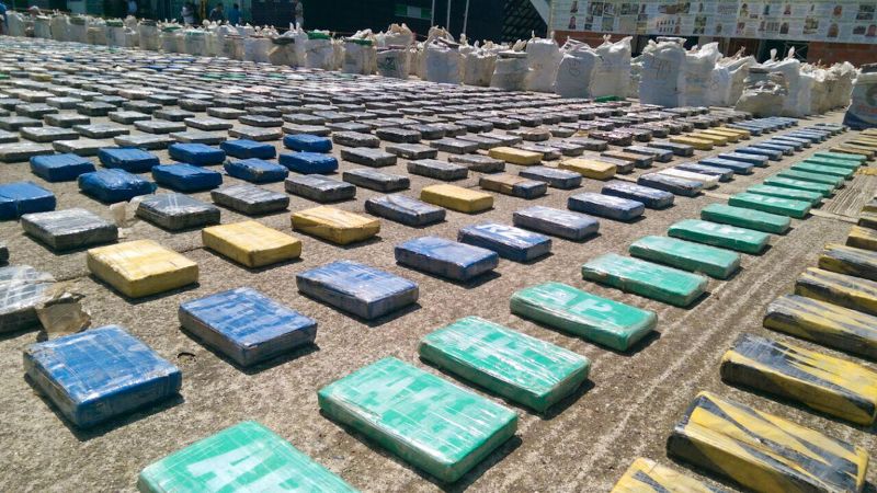 Colombia's largest drug seizure ever